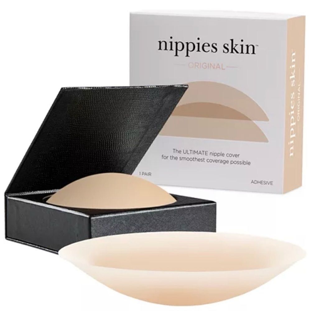 Nippies Skin Adhesive Nipple Covers in Caramel Large / XL D+ Cups NEW